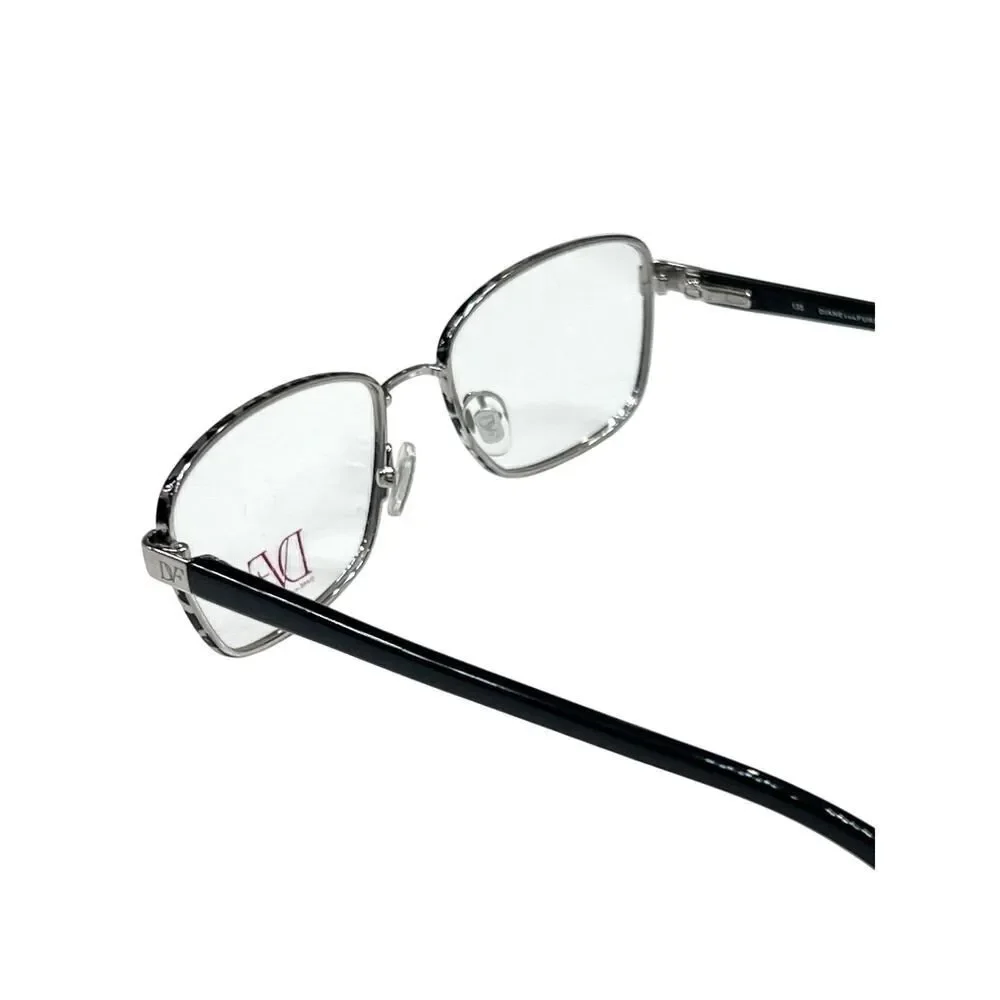 NEW Diane von Furstenberg DVF 8052 001 Marbled Gray Eyeglasses Frames 52-17-135